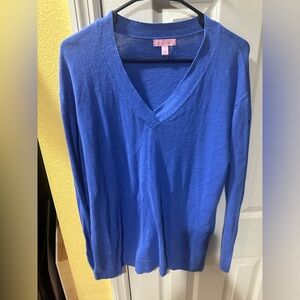 Lilly Pulitzer blue light weight sweater